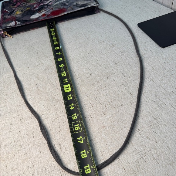 Vintage 80s Artist-Made Abstract Painted Crossbody – One of a Kind - Picture 7 of 16